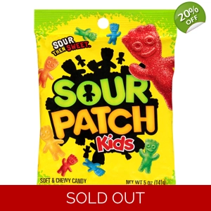 Sour Patch Kids 226g Bag - American Soft Chewy Candy